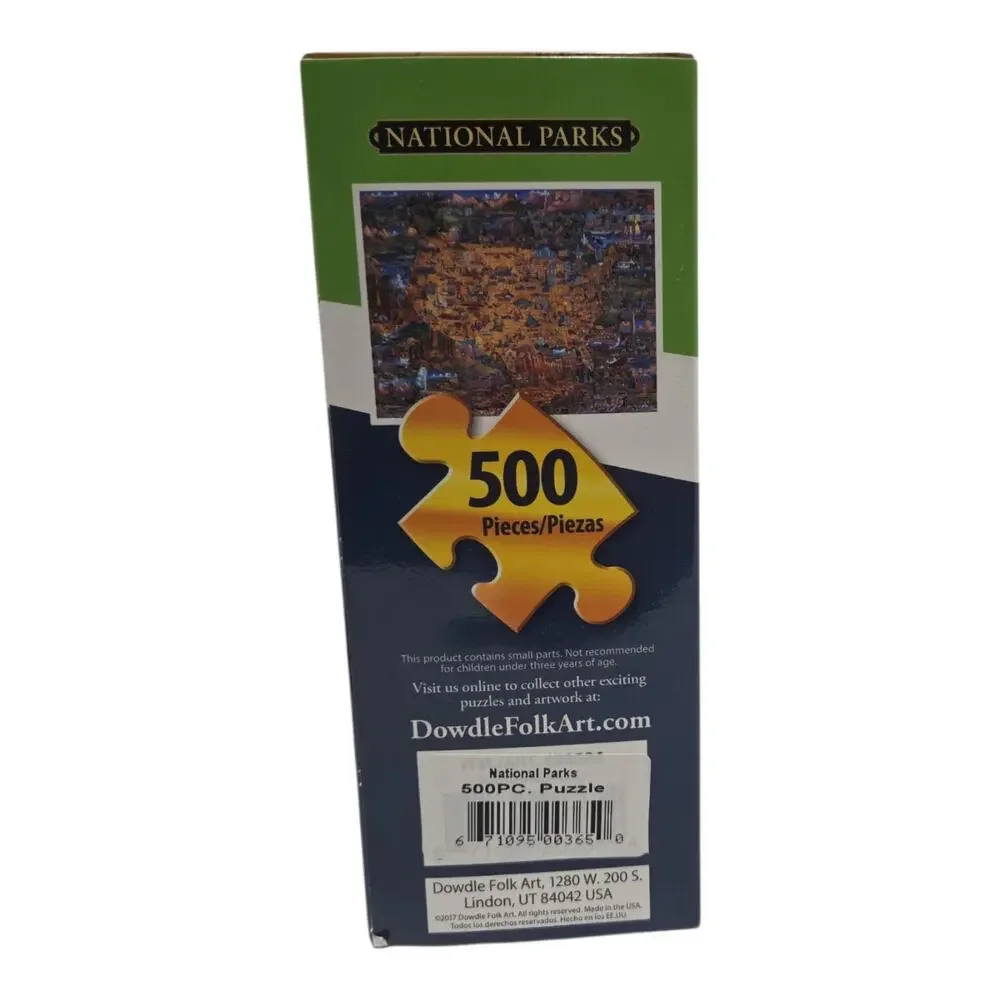 Dowdle National Parks 500 Piece Jigsaw Puzzle 19x26 Folk Art Eric Dowdl